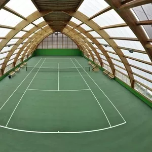 Строительство теннисного корта