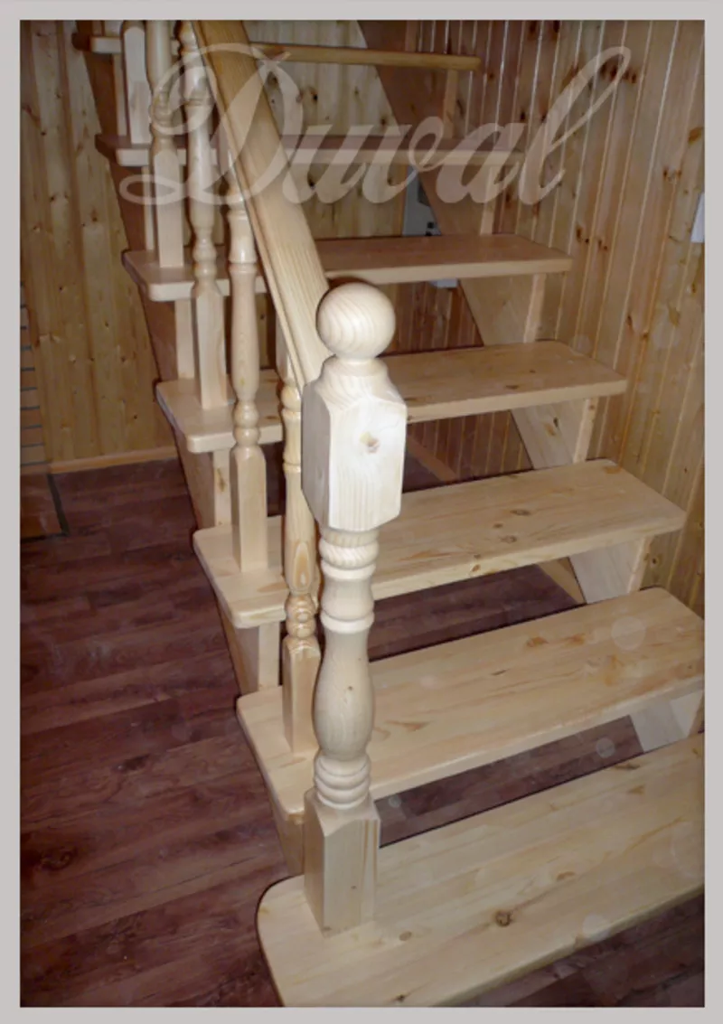 Деревянные лестницы от Дюваль! Изготовление и установка 7