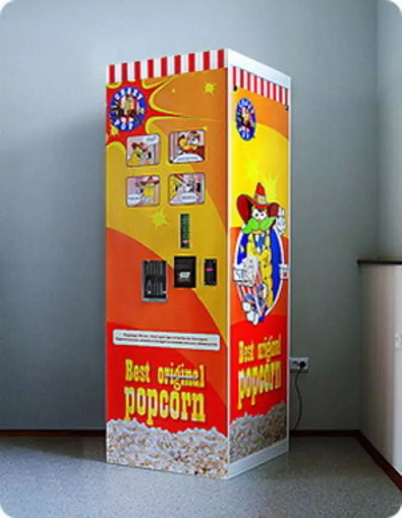 Продам вендинговый автомат по продаже попкорна CRAZYPOP
